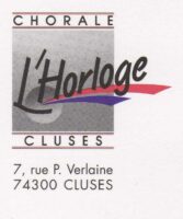 CHORALE L'HORLOGE